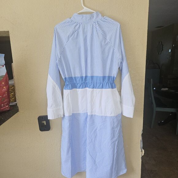 Gracia Midi Stripe Dress Size Medium - Picture 4 of 9